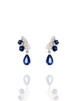 Eva - Mini Sapphire Lucky Earrings