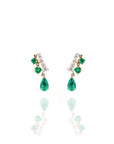 Eva - Mini Emerald Lucky Earrings