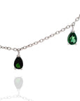 Amelia - Tourmaline Drop Necklace