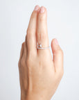 Single Marquise Diamond Wrap Ring