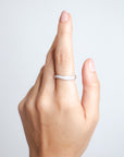 Curved Pave Ring