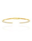 Mila - Diamond Open Bangle