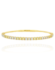 Cova - Yellow Diamond Flexible Bangle