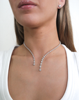 Leonor Oval / Pear Drop Necklace