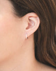 Mini Diamond Hoops
