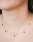 Emerald Drop Necklace