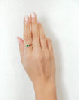 Vertical / Horizontal Square Emerald