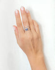 Elena - Tanzanite Triple Ring