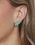 Original Emerald Leaves Earrings