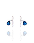 Blake - Sapphire & Diamond Hoops