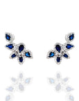 Original Sapphire Leaves Earrings