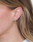 Lola - Emerald and Diamond Piercing