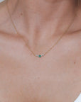 Bianca -Smile Diamond Oval Emerald