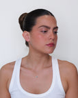 Gina - 3 Diamond Bar Piercing