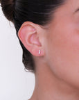 Gina - 3 Diamond Bar Piercing