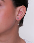 Lua - Emerald Piercing Dangle Diamond Marquise