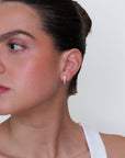 Luce Diamond Baguette Hoop