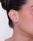 Zita - 5 Climber Baguette Earring