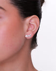 Noa- Climber Pear Cluster Earring