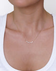 Chiara- Fancy Shape Smile Necklace