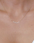 Chiara- Fancy Shape Smile Necklace