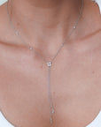 Gala- White Layer Diamond Necklace