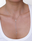 Gala- White Layer Diamond Necklace