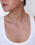 Gala- White Layer Diamond Necklace