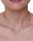 Mara- Rigid Tennis Necklace