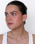 Mara- Rigid Tennis Necklace
