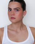 Idra - Mini Round Emerald Necklace