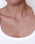 Idra - Mini Round Emerald Necklace
