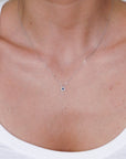 Idra- Mini Round Sapphire Necklace
