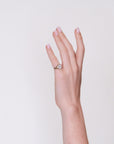 Dolci - Chunky Pinky Pave Ring
