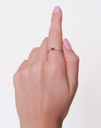Gilda - Solitaire Ruby Diamond Ring