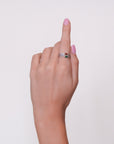 Gilda - Solitaire Ruby Diamond Ring