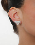Azzura - Diamond Wing Earrings
