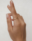 Oria - Gold Curved Ring