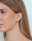 Eva - Mini Ruby Lucky Earrings