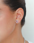 Eloise - Pink Tourmaline Earrings