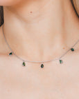 Amelia - Tourmaline Drop Necklace
