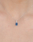 Maya - Solitarie Sapphire Pendant