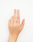 Elisa - Pink Sapphire Double Ring