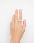 Elisa - Granate Double Ring