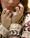 Oria - Gold Curved Ring