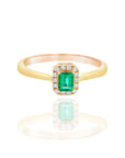 Vertical / Horizontal Square Emerald