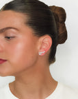 Roby - Climber Round Diamond Studs