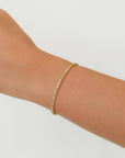 Cova - Yellow Diamond Flexible Bangle
