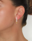 Balbina - Yellow Diamond Drop Earring