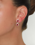 Aitana - Round Ruby and Pear Drop